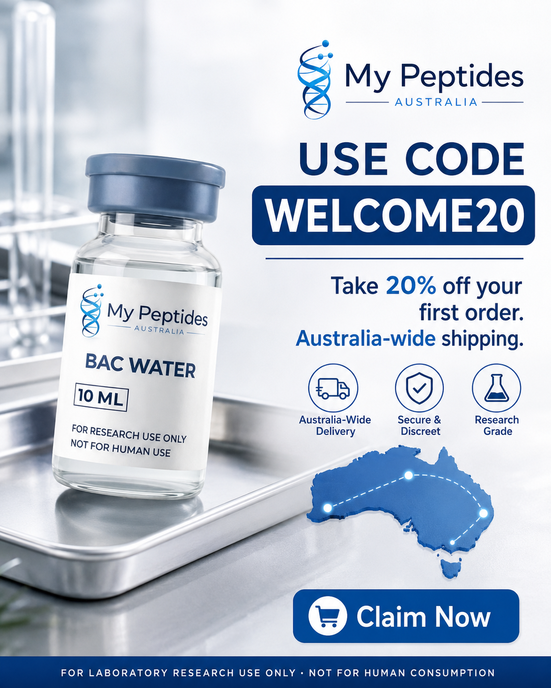 My Peps Australia Facebook ad: 20% Off. Code: WELCOME20
