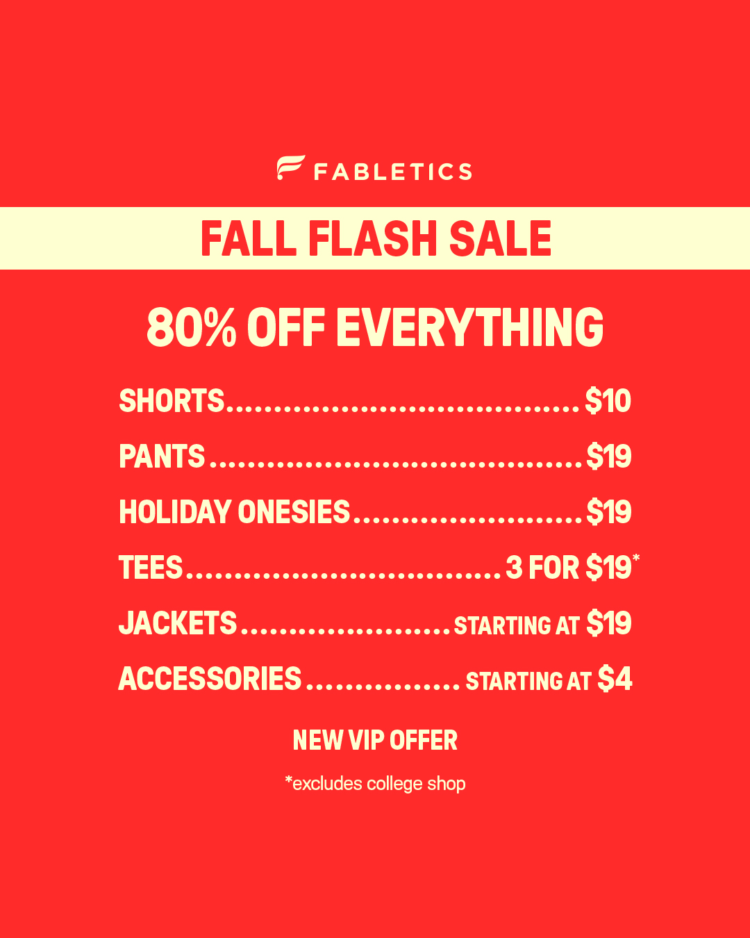 Fabletics Men Facebook ad: DEALS START NOW!