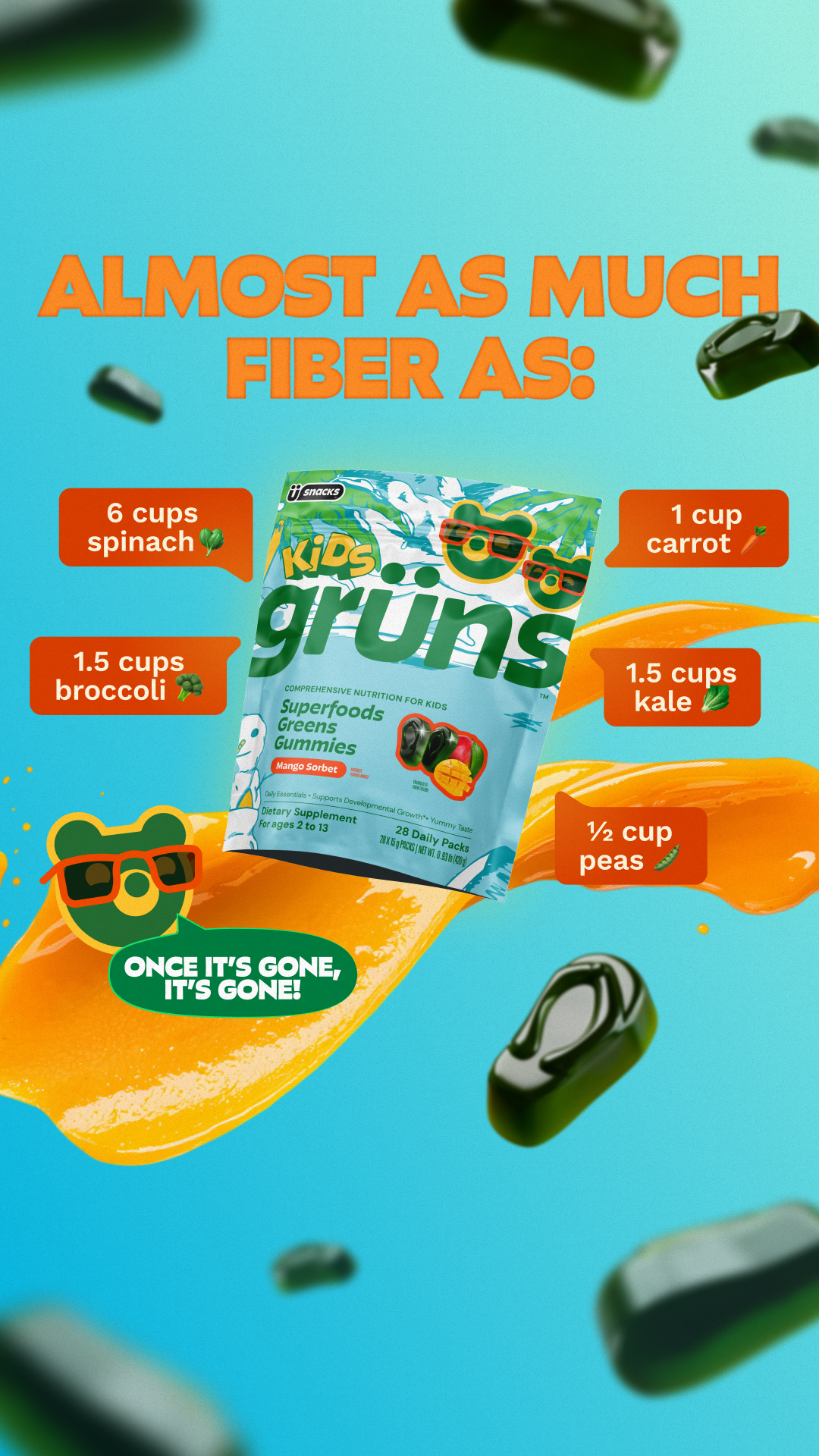 Grüns Kids Facebook ad