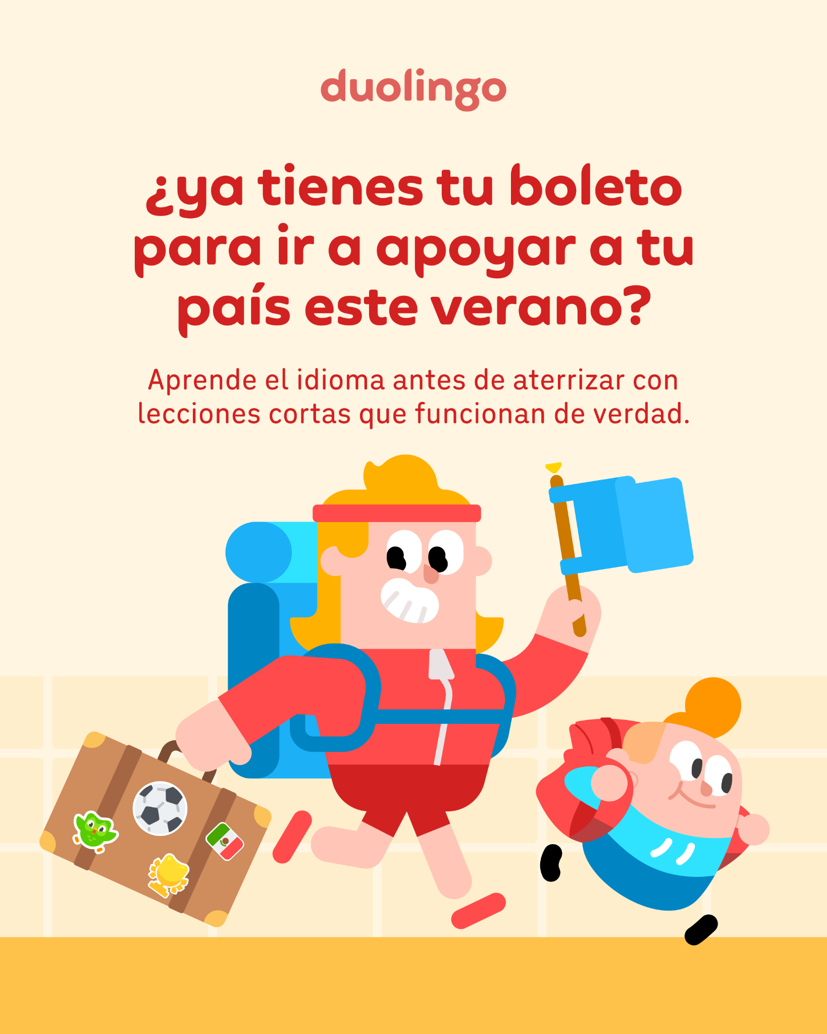 Duolingo Facebook ad