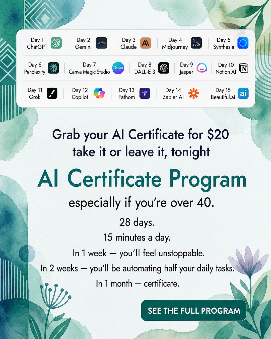 AI Made Simple Facebook ad
