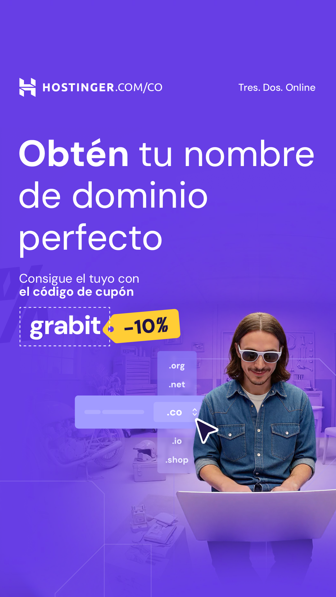 Hostinger Facebook ad