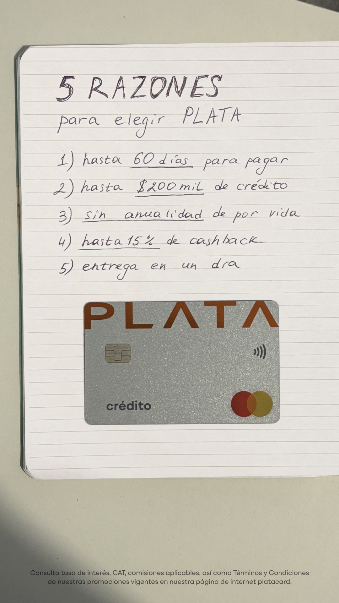 Plata Card Facebook ad