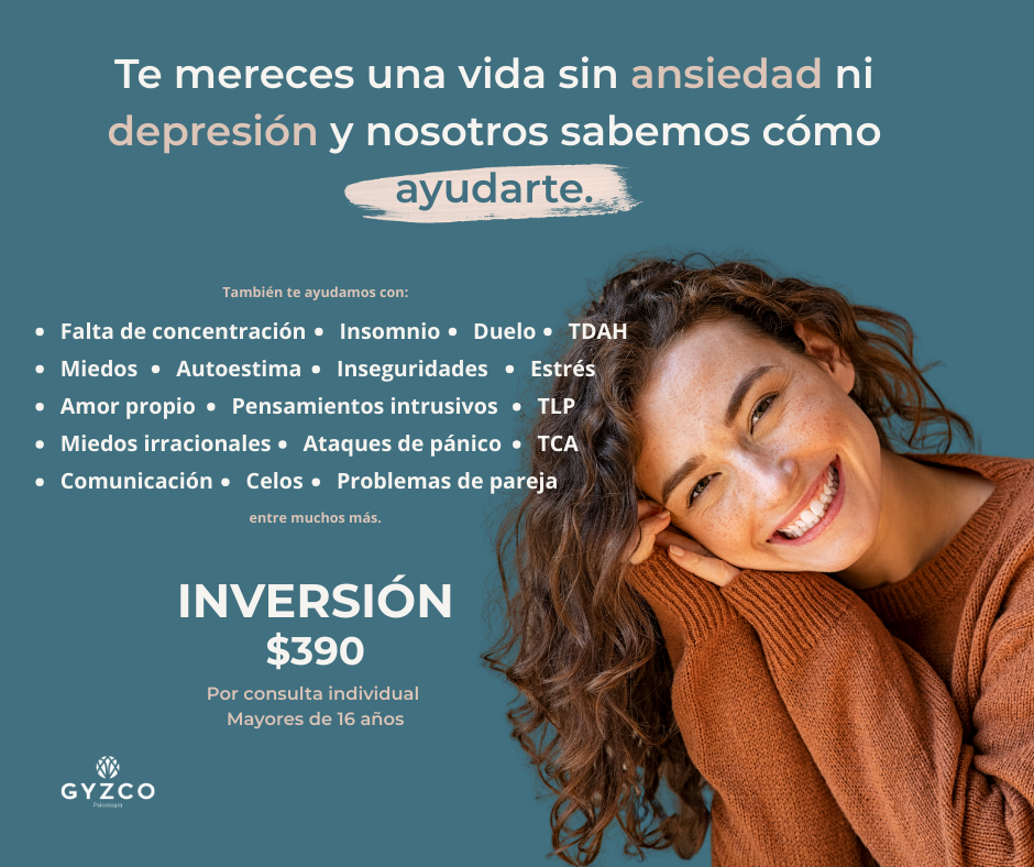 Gyzco Psicología - Psicólogo en Aguascalientes Facebook ad: No es normal vivir cansada emocionalmente.