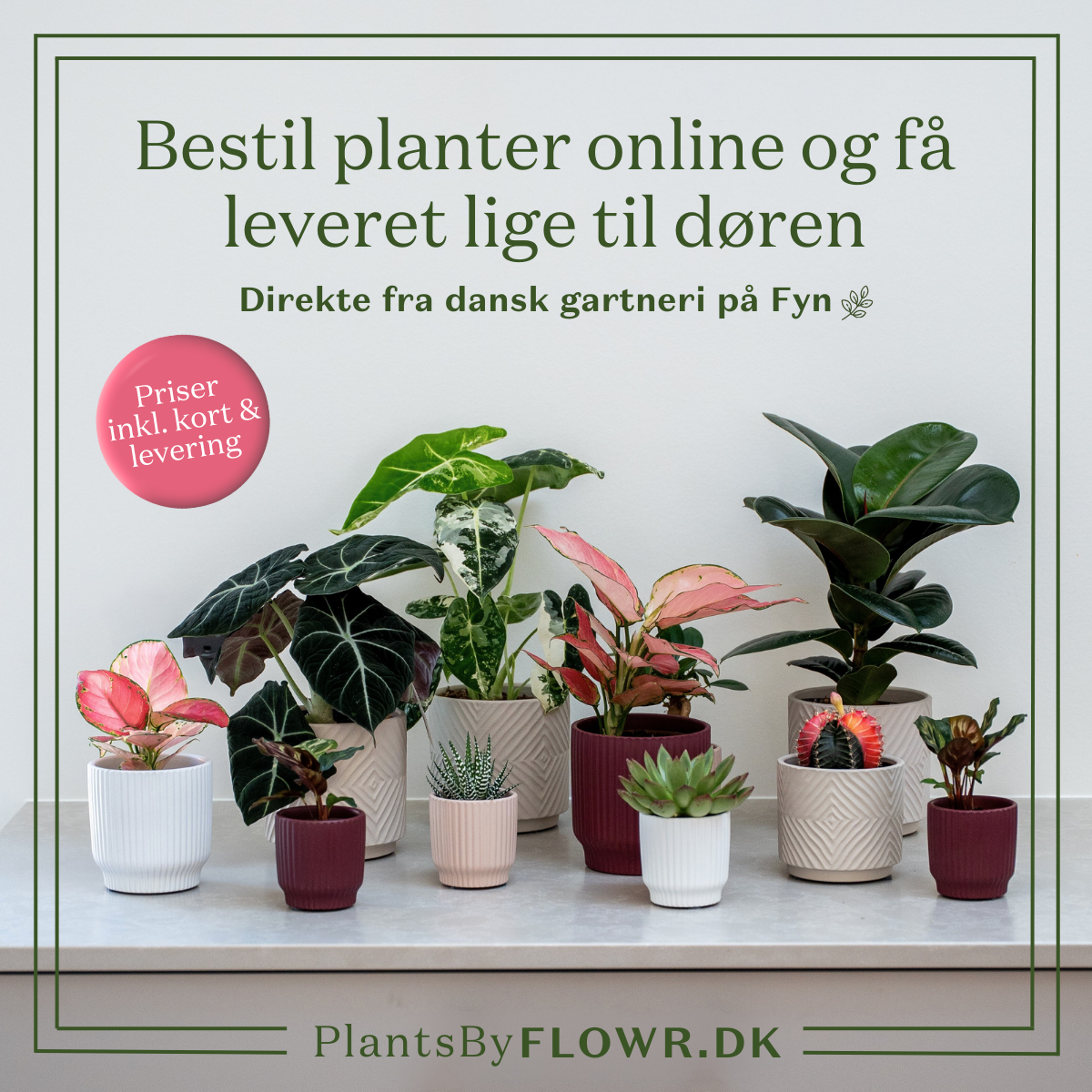 flowr.dk Facebook ad: Giv dit hjem nyt liv