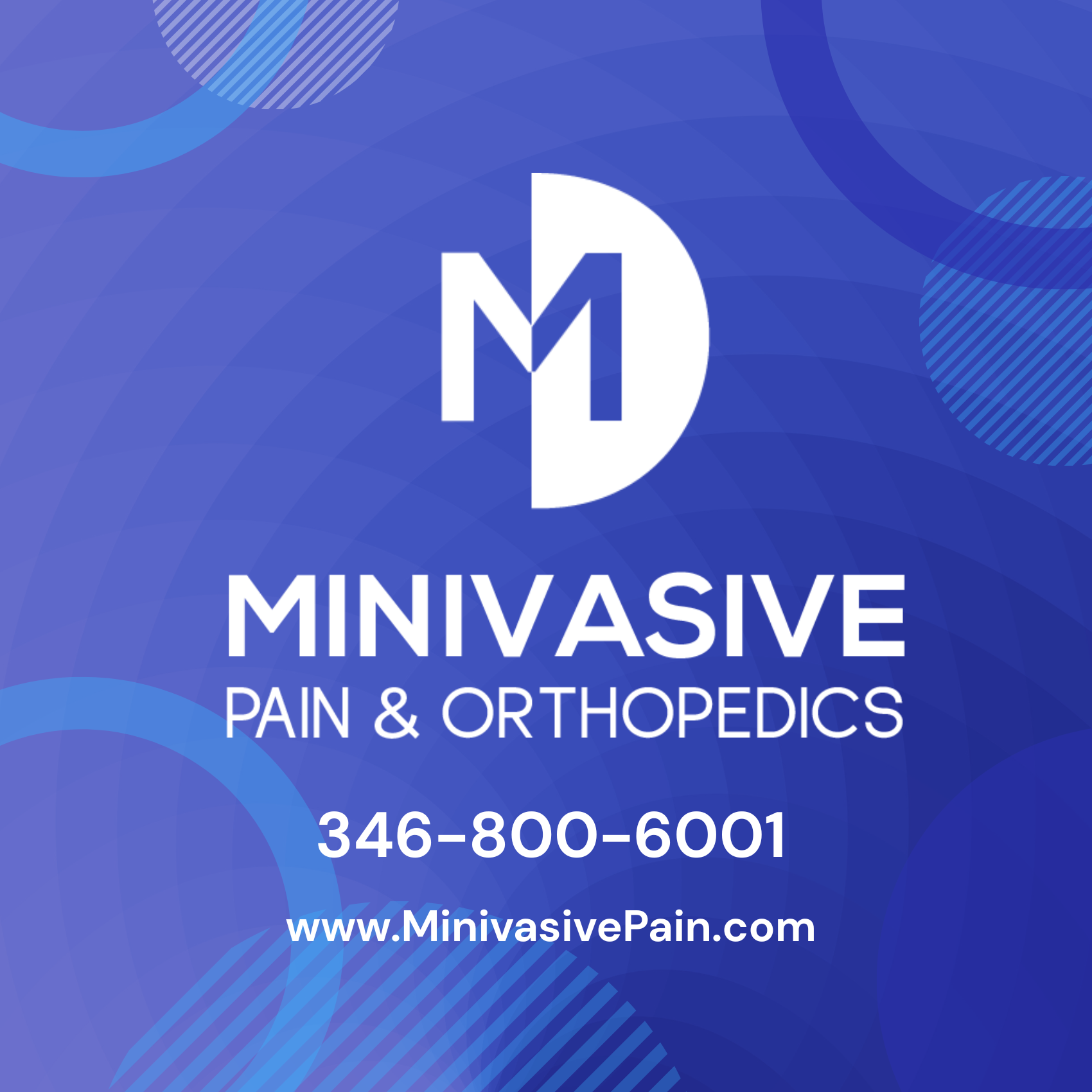 Minivasive Pain & Orthopedics Facebook ad