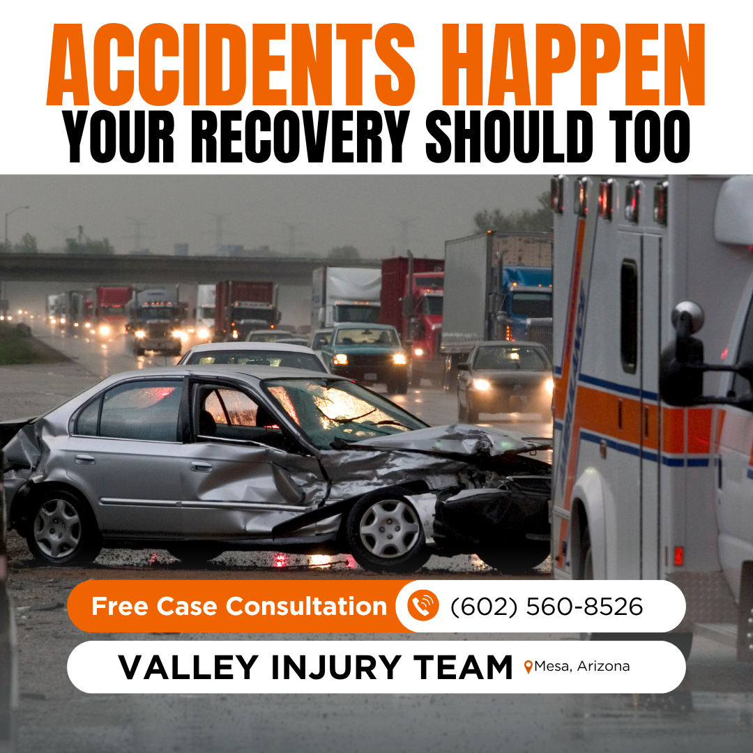 Valley Injury Team Facebook ad: Injured in Arizona? Get a Free Case Review
