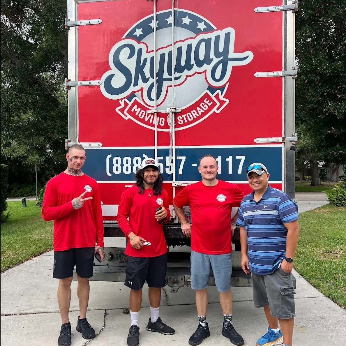 Skyway Moving and Storage Facebook ad: Get Your Family-Owned Moving Quote Today