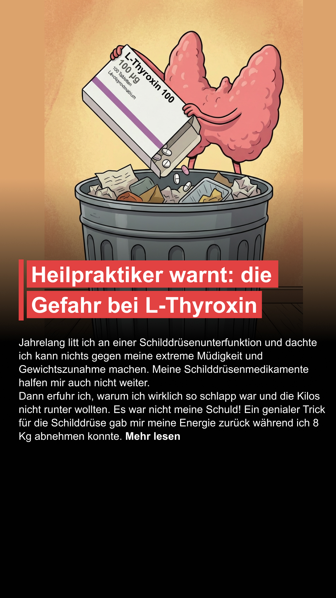 Mission Schilddrüse Facebook ad