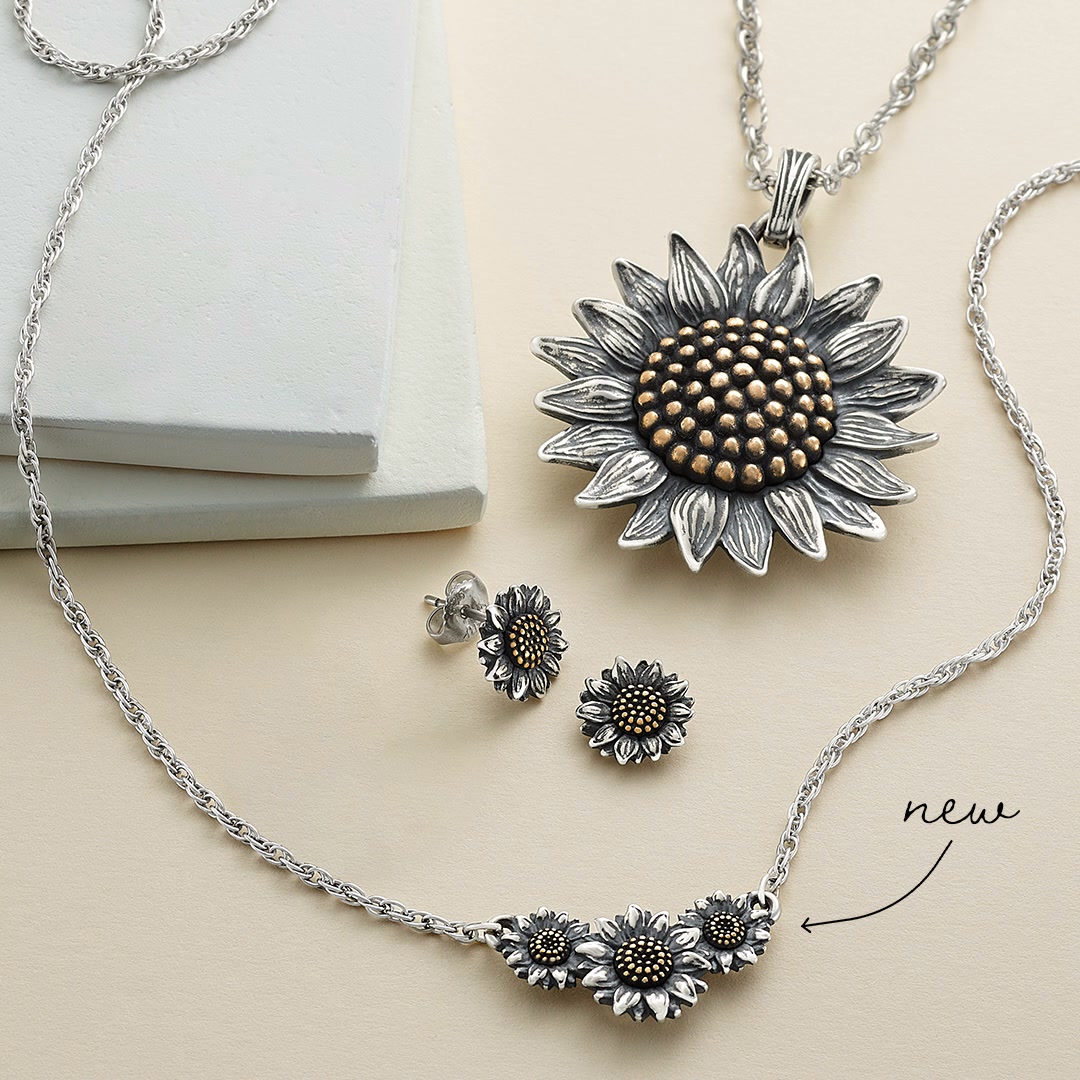 James Avery Artisan Jewelry Facebook ad: The Wild Sunflower Collection
