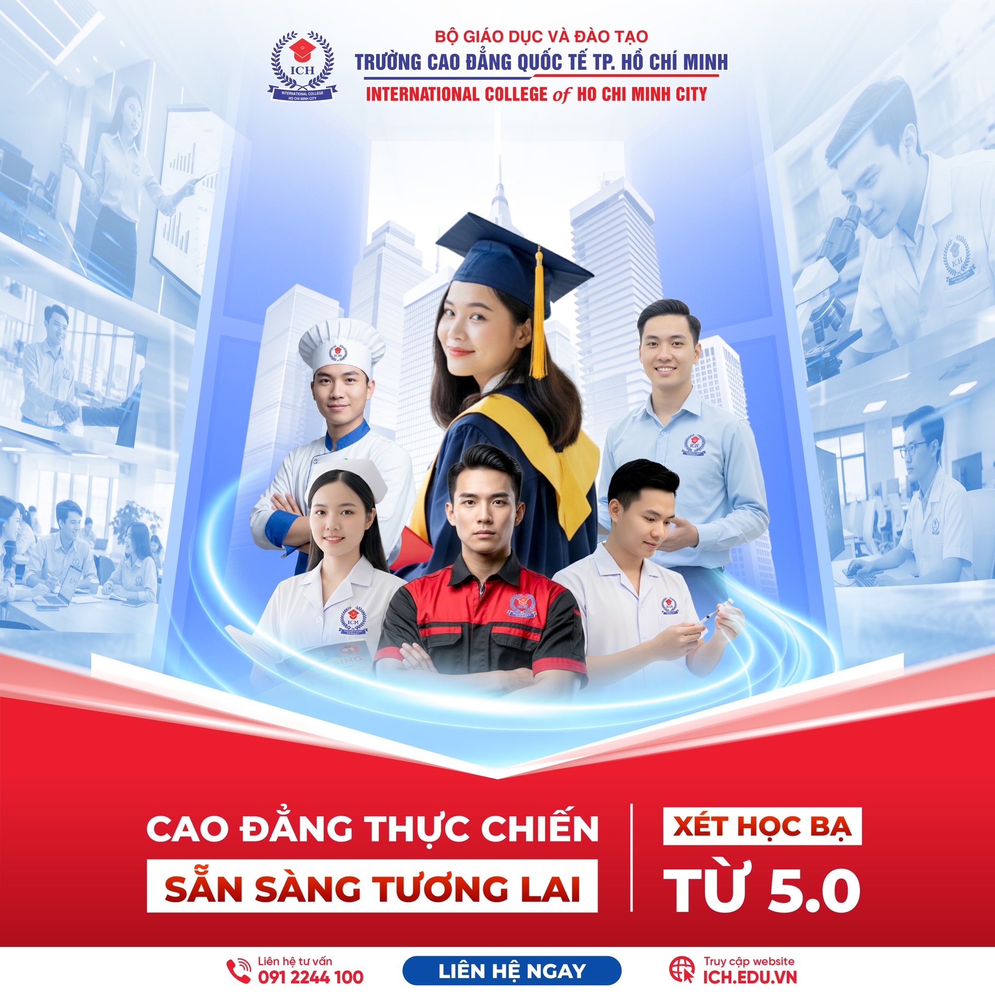 Trường Cao Đẳng Quốc Tế TP.HCM Facebook ad: TUYỂN SINH 2026: XÉT HỌC BẠ TỪ 5.0…