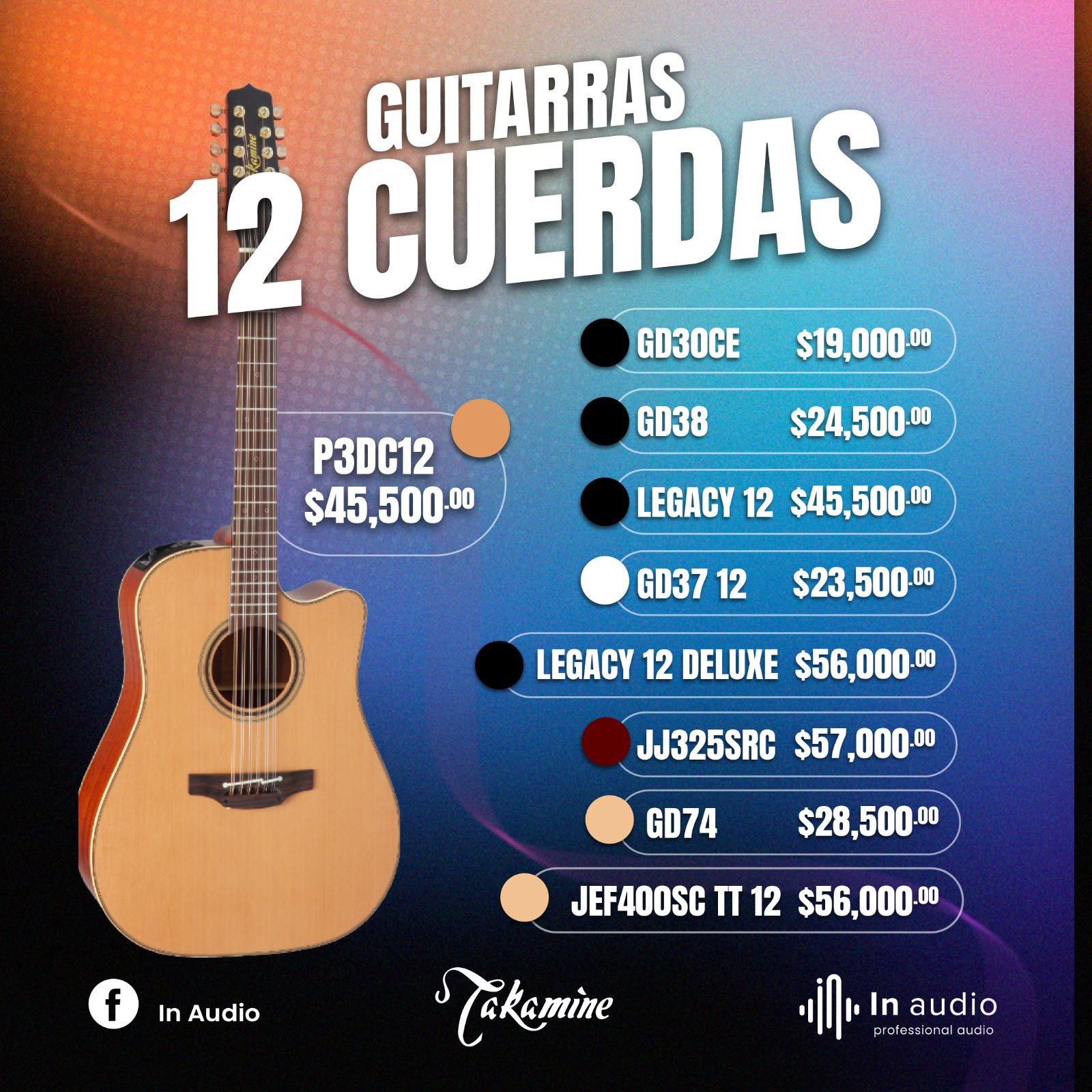 IN Audio Profesional Facebook ad