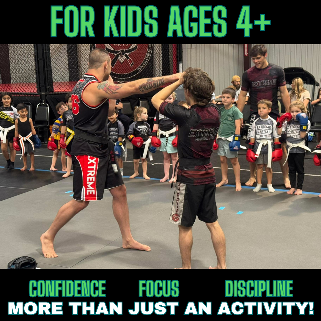 Extreme Martial Arts Amarillo Facebook ad: Looking for a FUN summer activity that builds confidence…