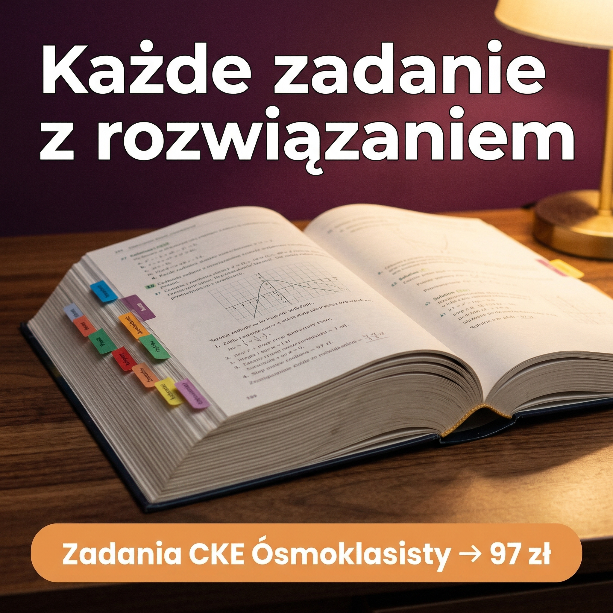 Paulina od Matematyki - Skuteczne Korepetycje Facebook ad: 628 stron. Wszystkie zadania CKE.