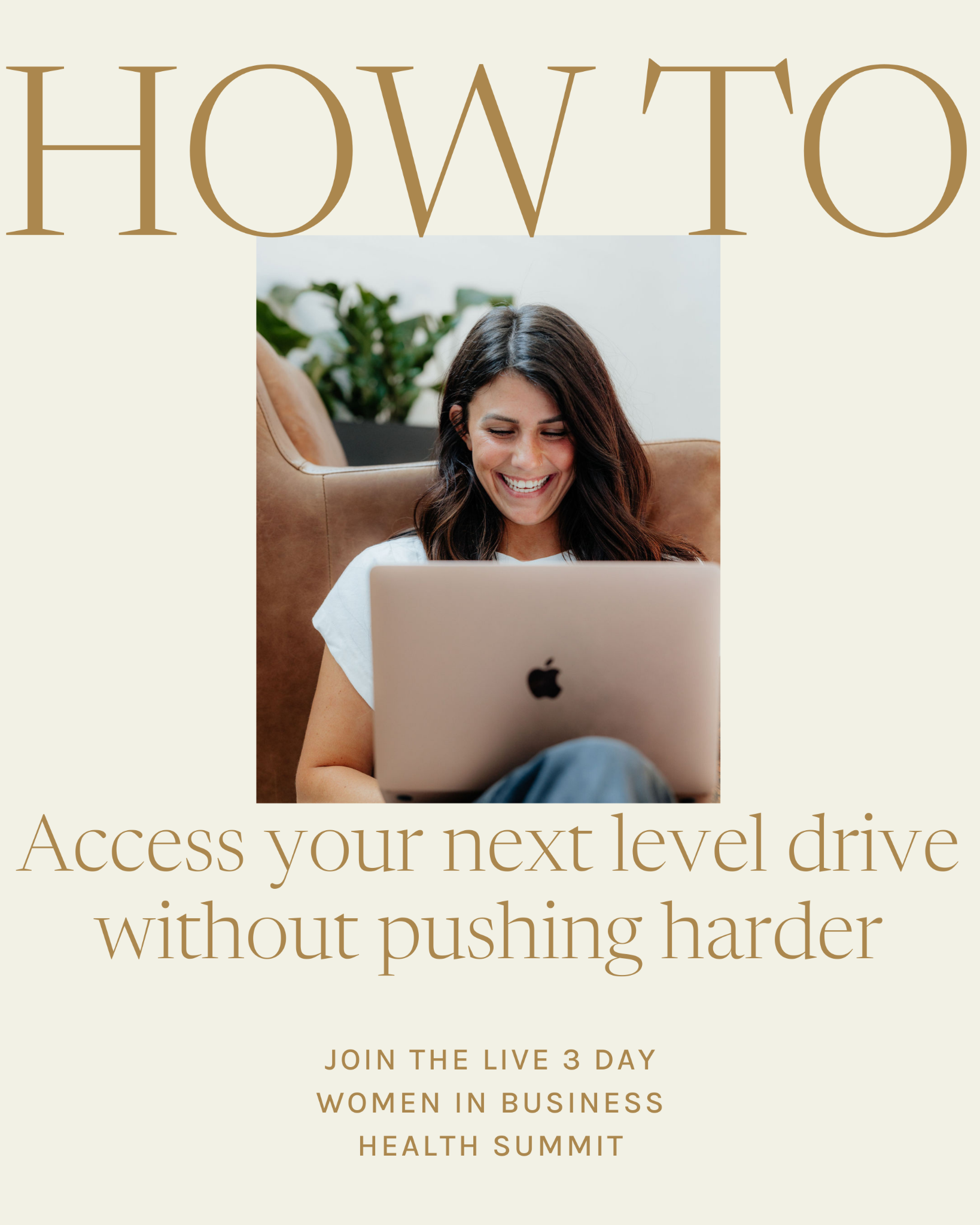Trista Pourier Facebook ad: Landing Page Online summit