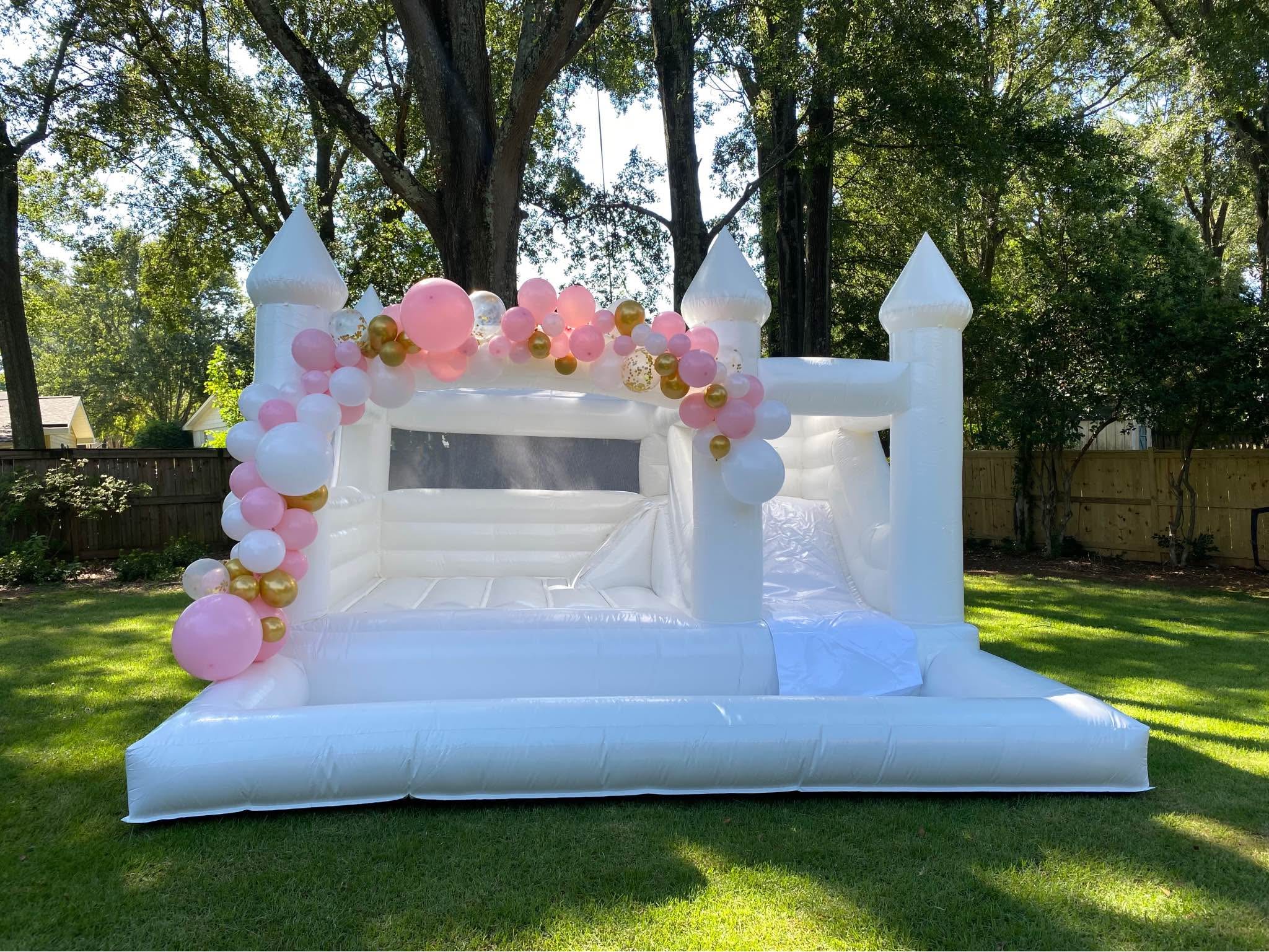 Lorenz Suttles Facebook ad: Princess Party Perfection, Rent Our White Bounce House…