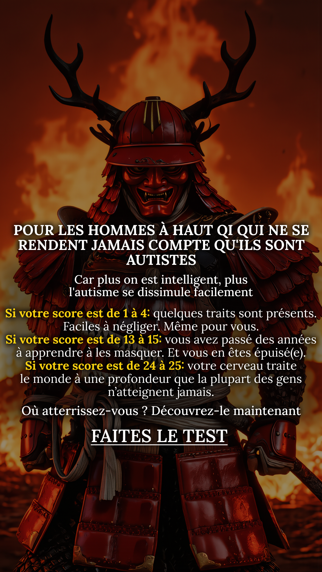 International IQ test Facebook ad