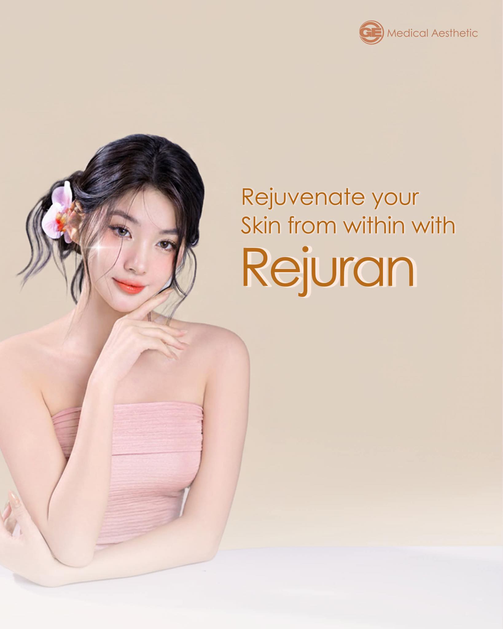 GE Medical Aesthetic PH Facebook ad: Rejuvenate Your Skin from Within with REJURAN