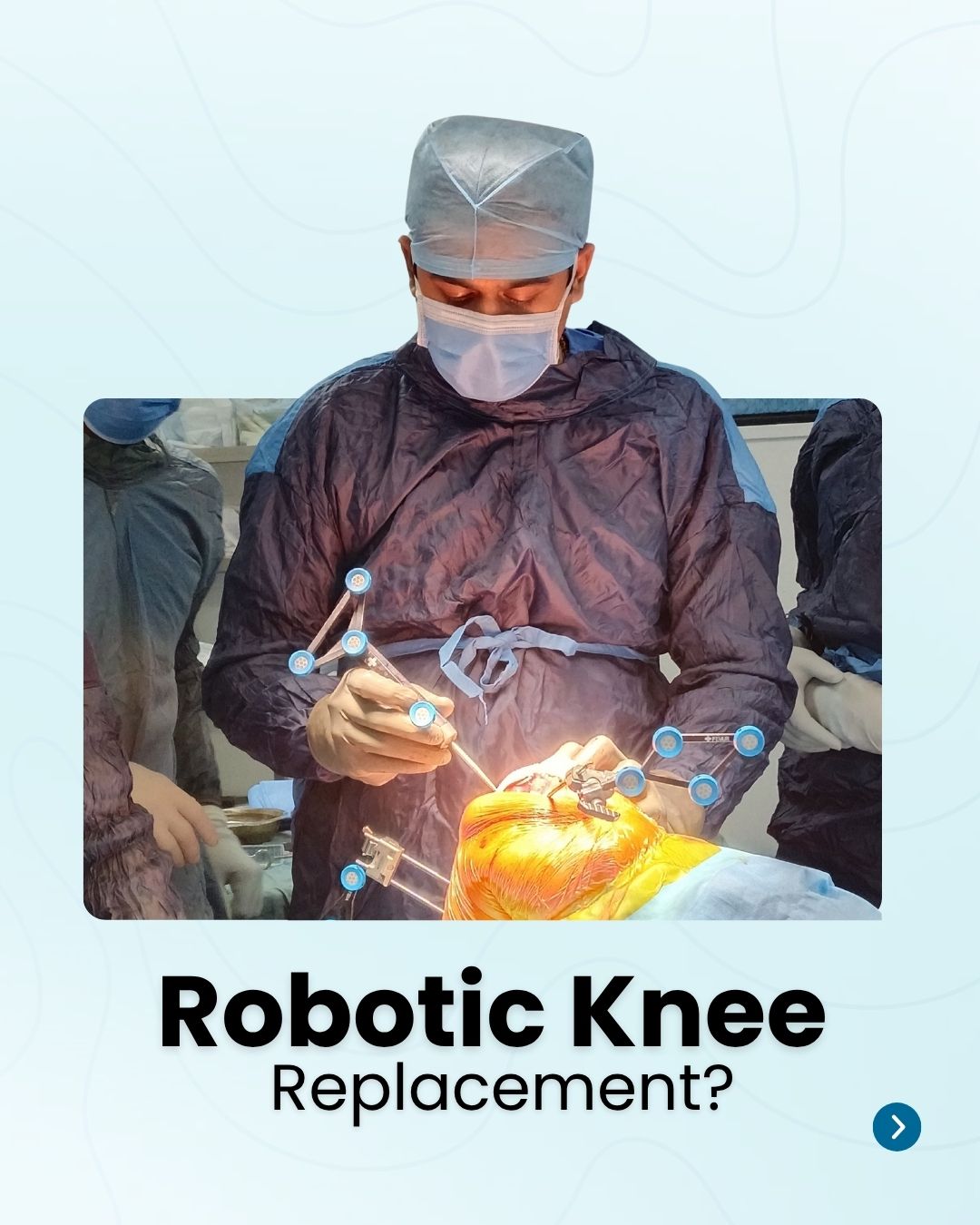 Dr Shivam Shah - Baroda Jointcare Facebook ad: Robotic Knee Replacement is transforming knee surgery in…
