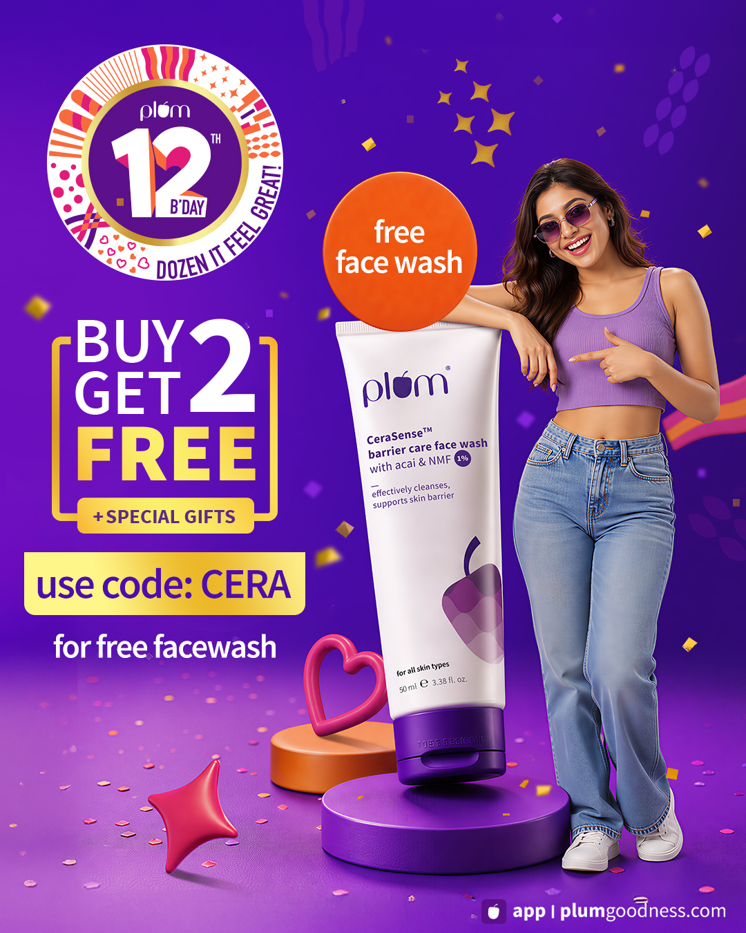 Plum Facebook ad