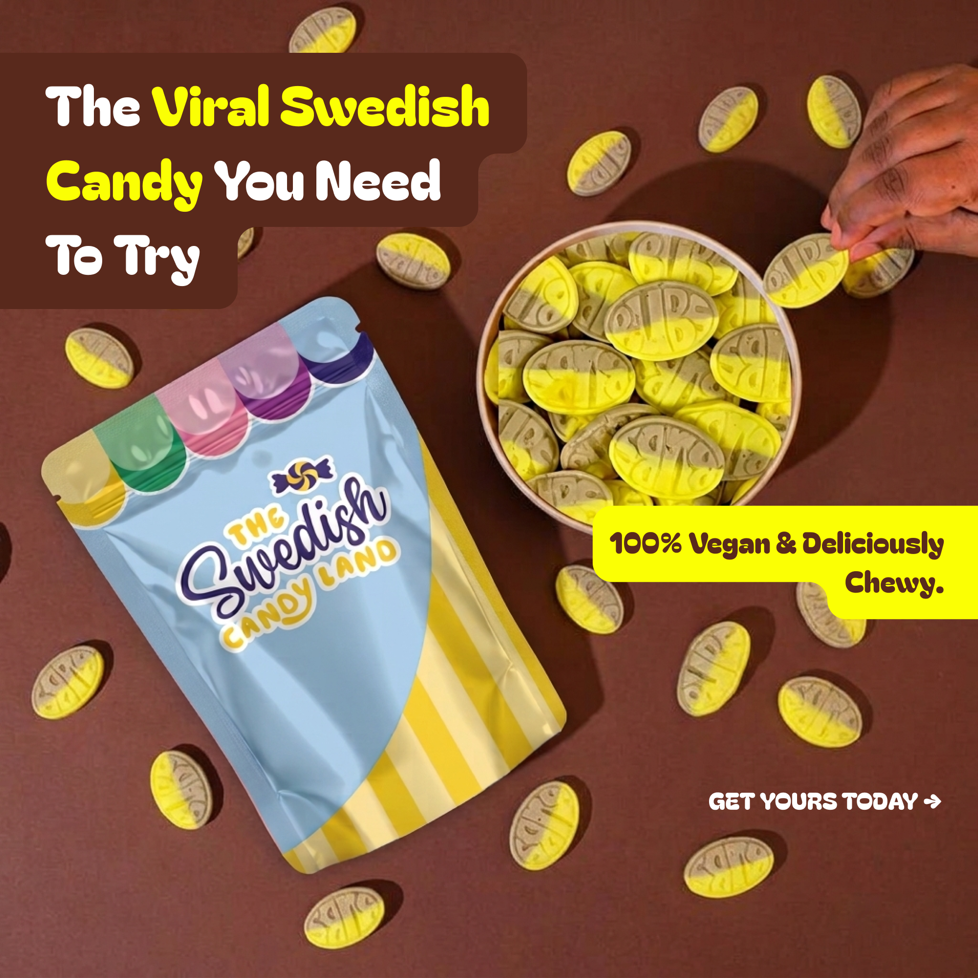 Swedish Candy Land Facebook ad