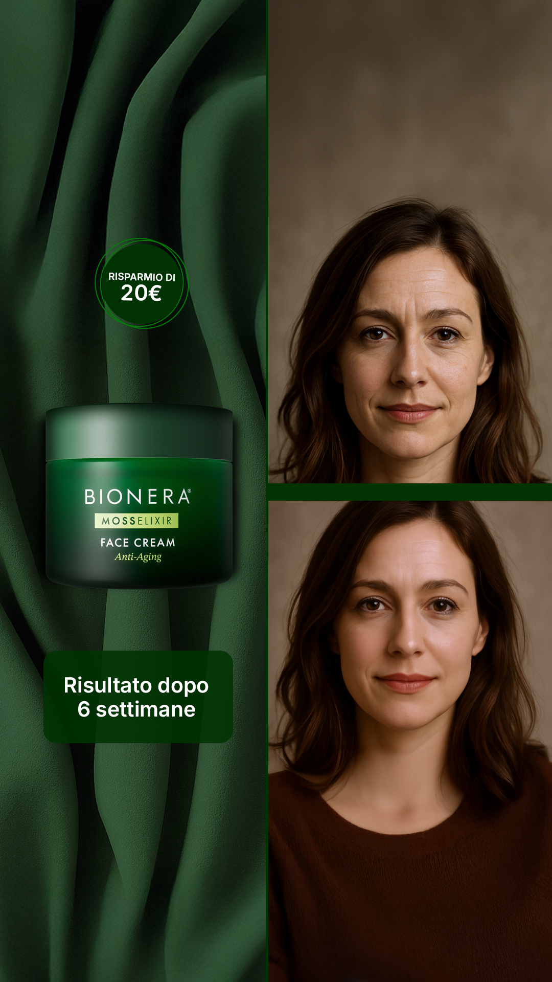 Bionera Italy Facebook ad from Aug 4, 2025
