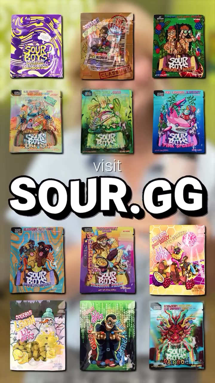 Sour Boys Facebook ad: This Month's Flavor's Is HERE-Once It’s Gone, It’s Gone!