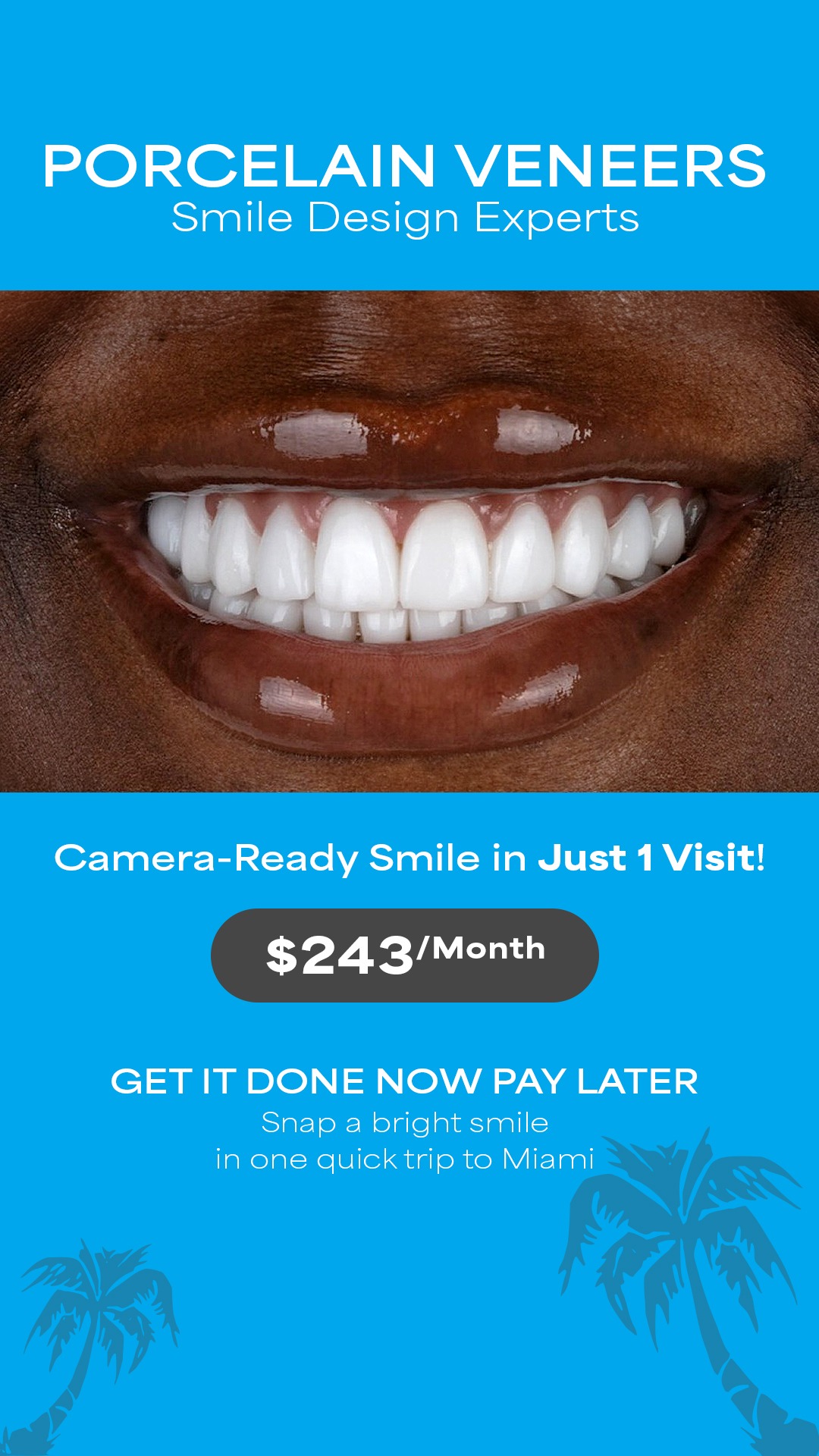 CG Smile Facebook ad