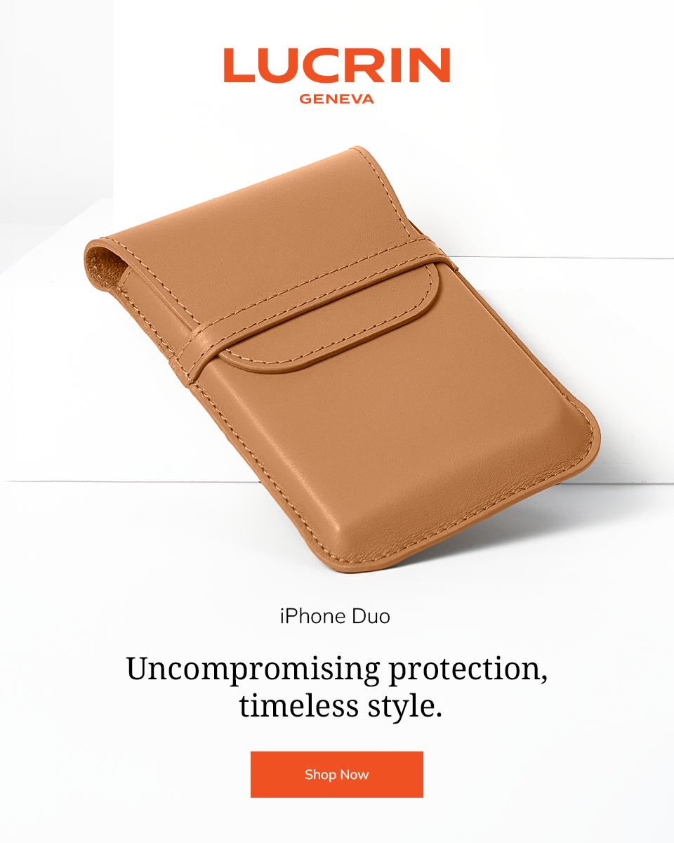 lucringeneva Facebook ad: Sleeve with Flap for iPhone Duo