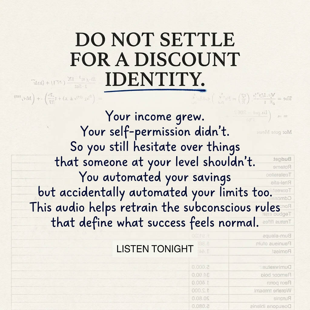 Millionaire Mindset Facebook ad: Stop Chasing Money. Attract It