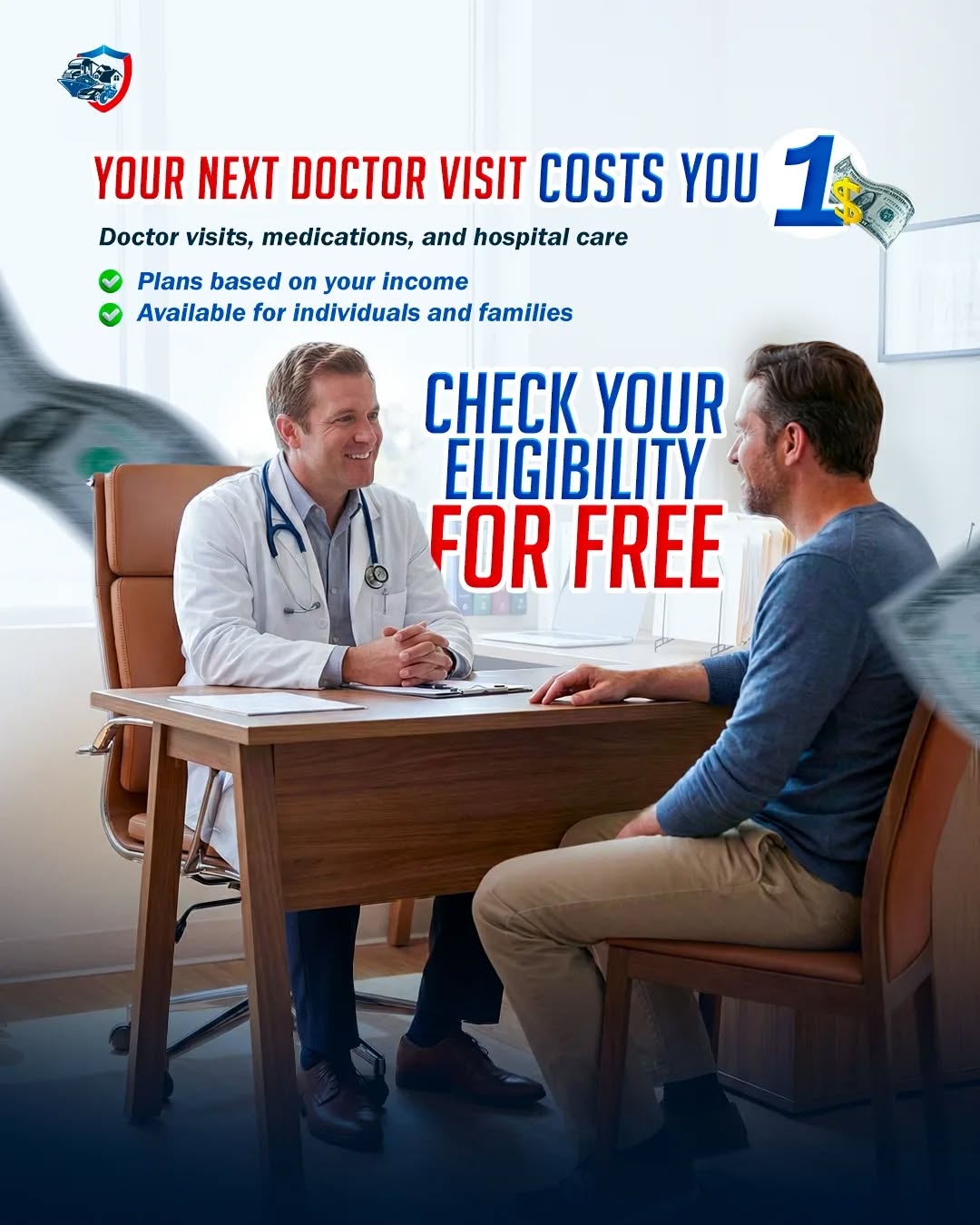 insurance land Facebook ad: Contact Us