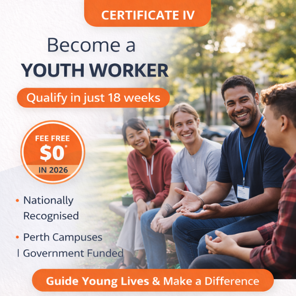 LearnEd Training Facebook ad: Become a Youth Worker, $0 Course