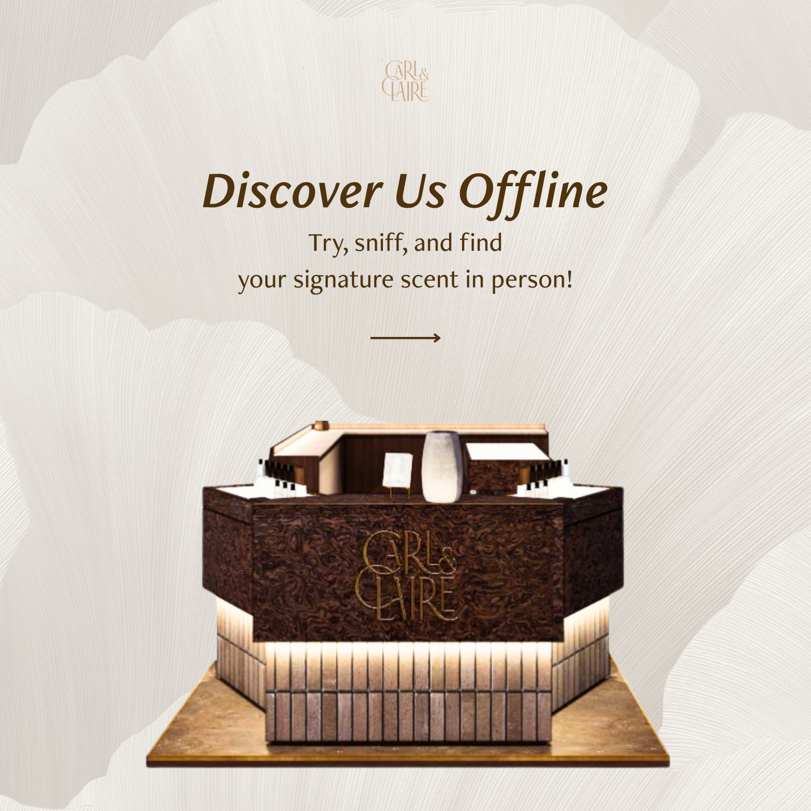 Carl & Claire Perfumery Facebook ad from Apr 23, 2026