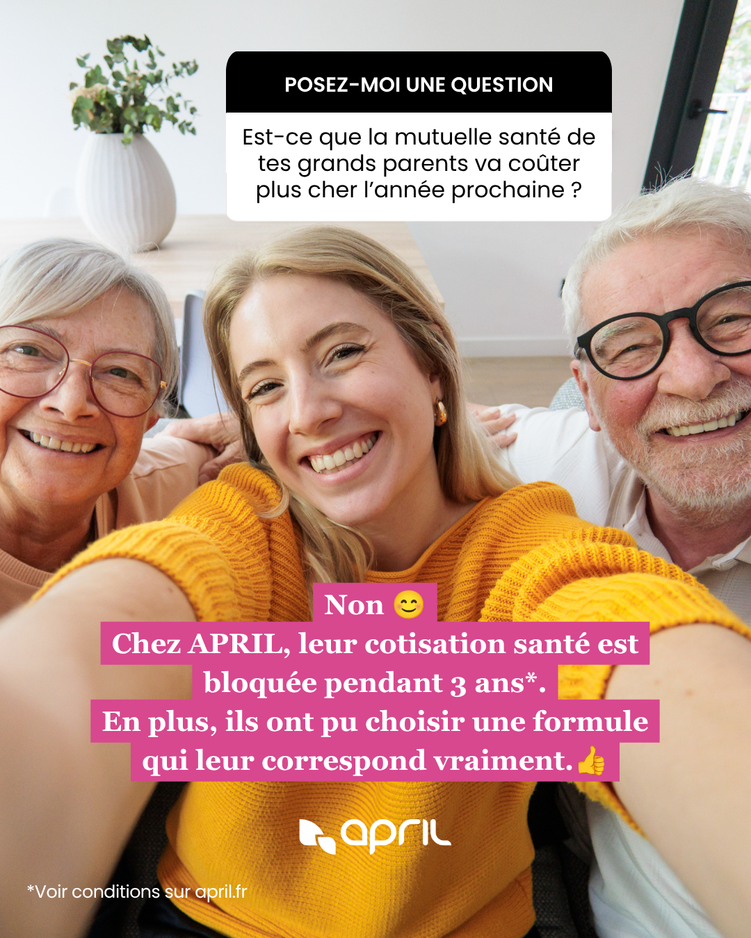 APRIL Facebook ad