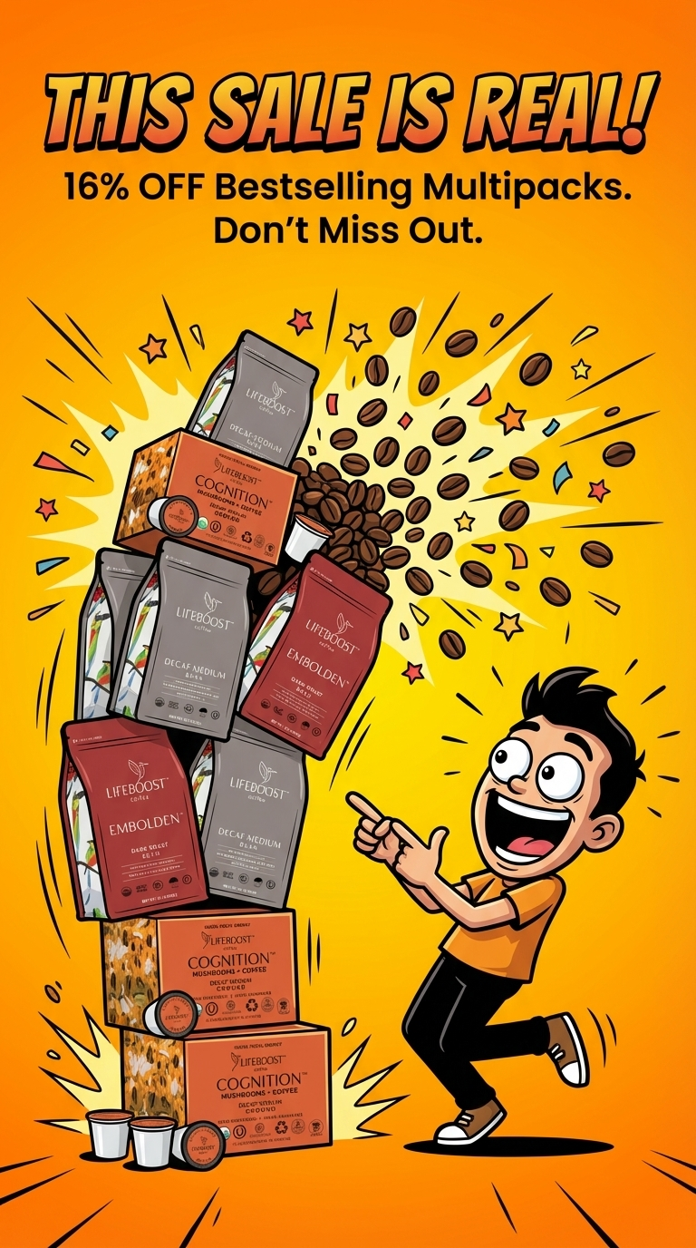 Lifeboost Coffee Facebook ad