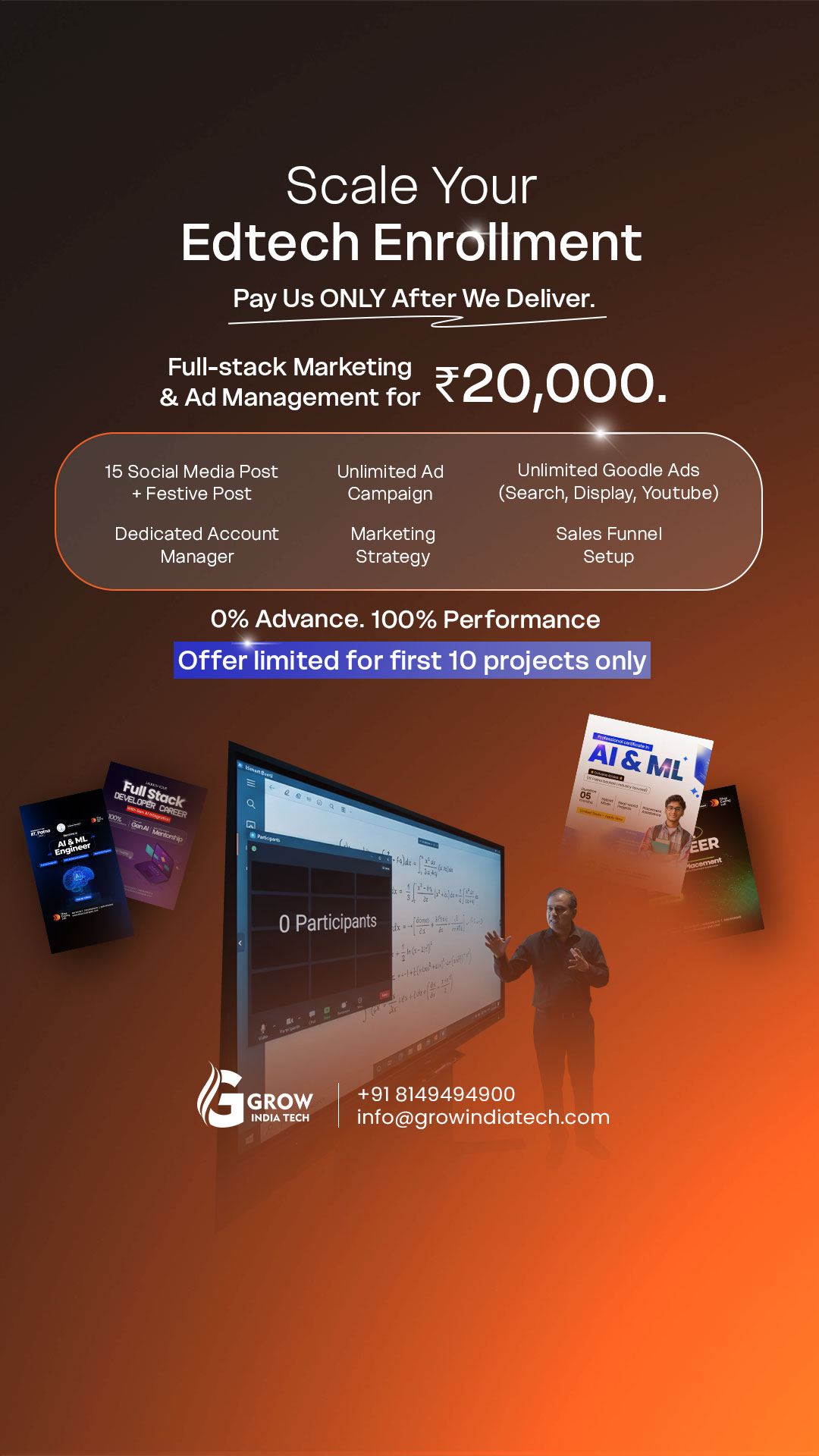 Grow India Tech Facebook ad