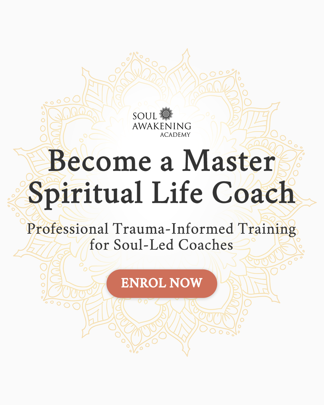Soul Awakening Academy Facebook ad: Become a Spiritual Life Coach!