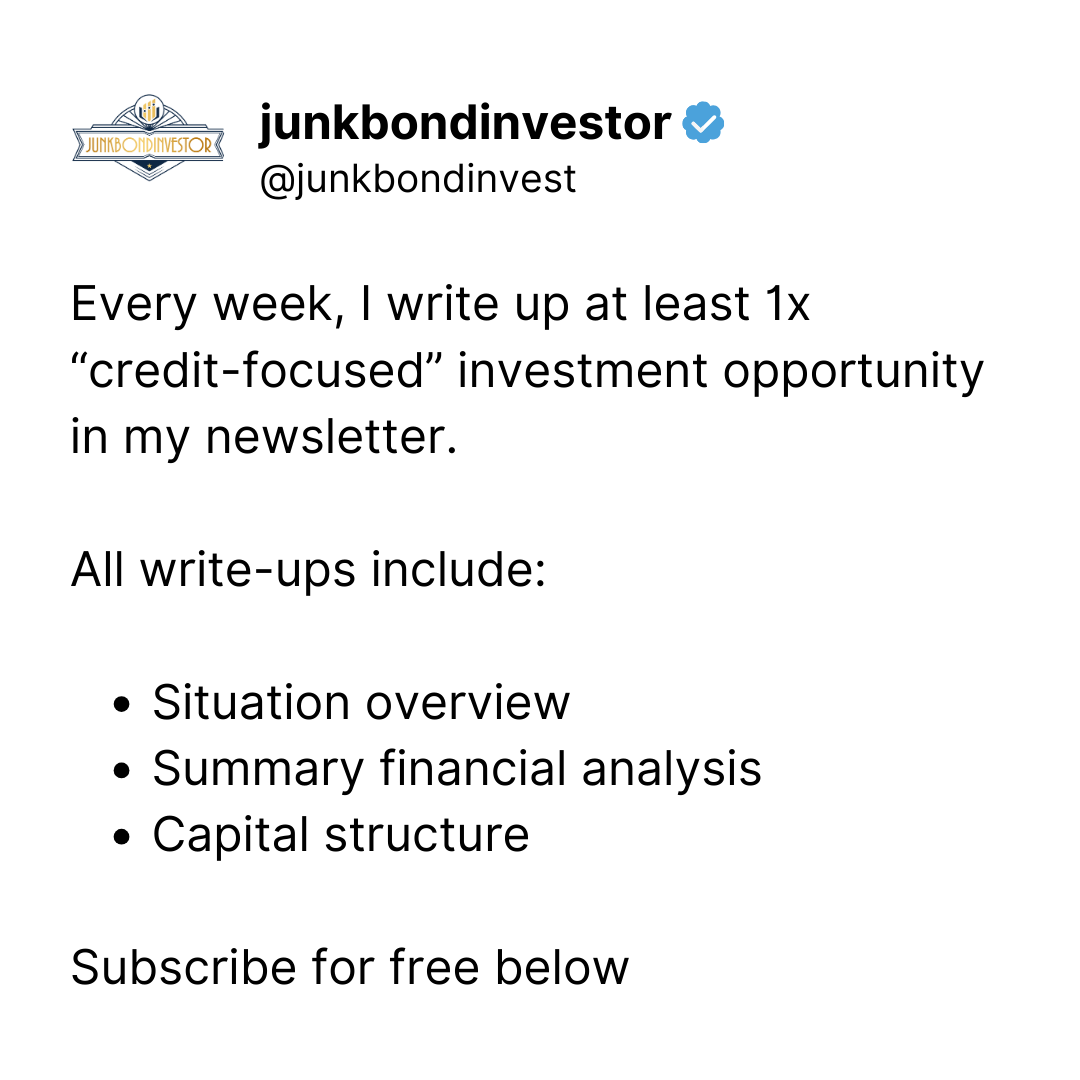 Junkbondinvest Facebook ad: Free Expert Credit Insights Delivered Weekly