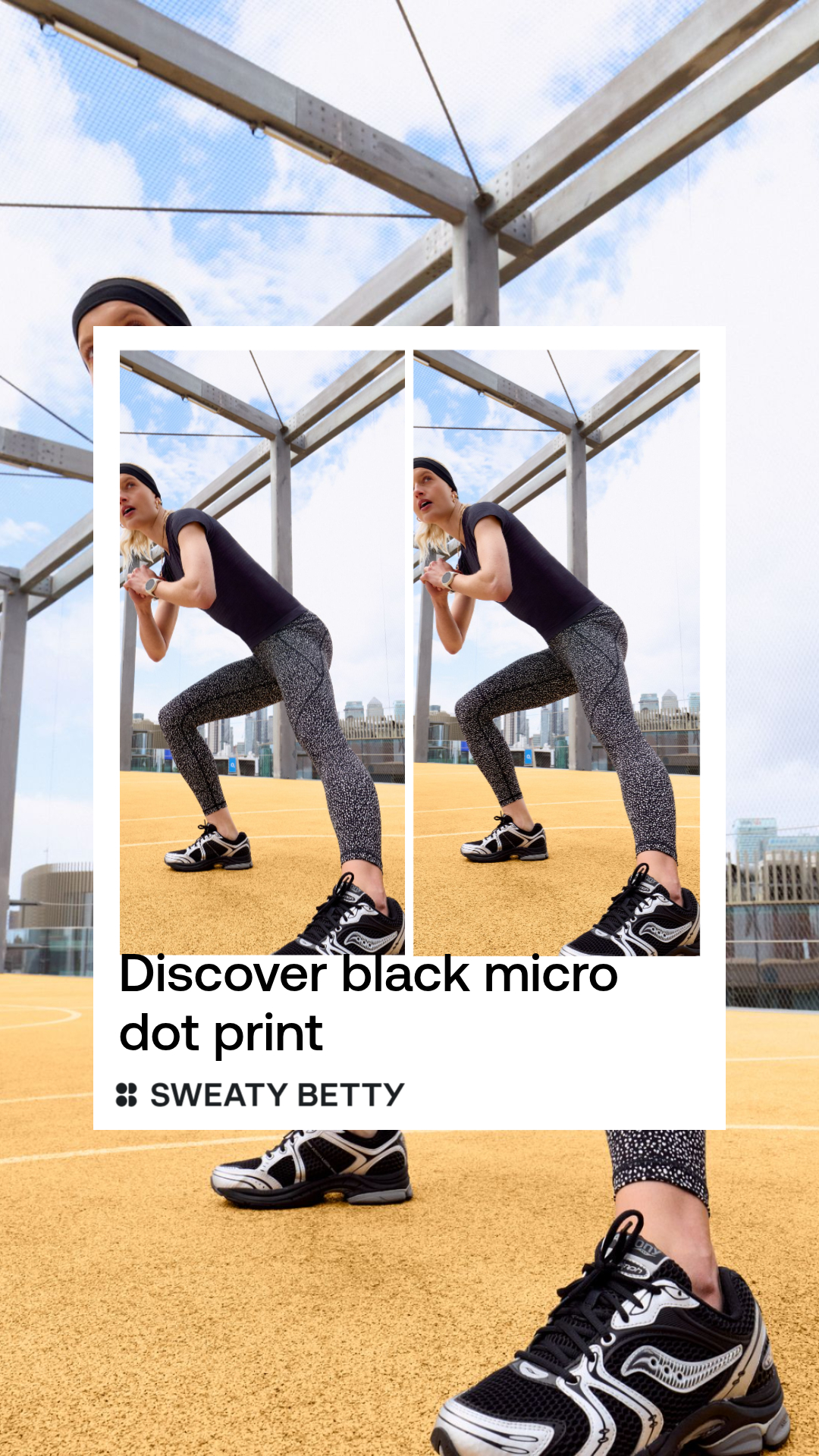 Sweaty Betty Facebook ad