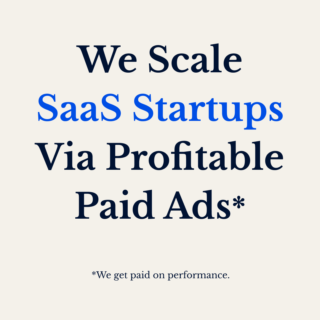 Ratio Fellowship Facebook ad: Profitable Ads for SaaS Startups