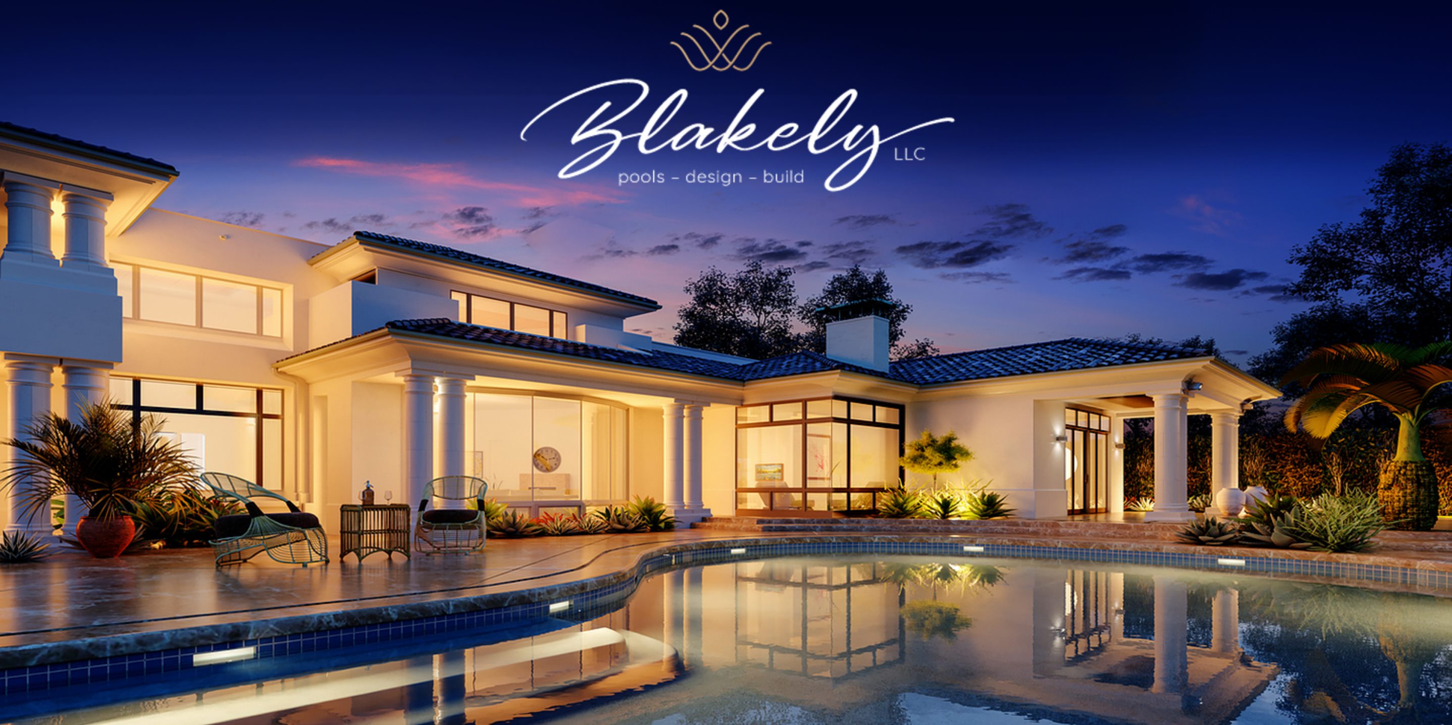 Blakely Pools and Construction Facebook ad: Interested in building your dream pool?