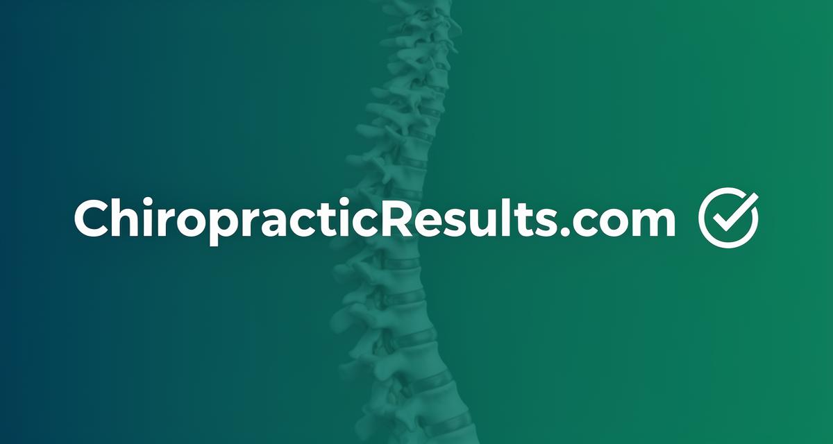 ChiropracticResults.com Facebook ad