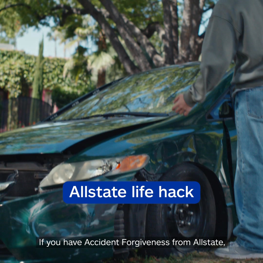 Allstate Facebook ad: Not every accident needs to follow you forever.