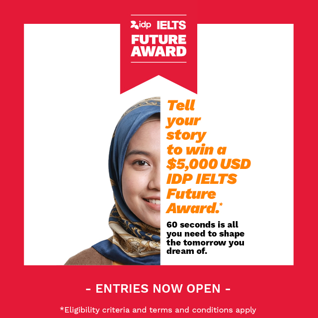 IELTS by IDP Facebook ad