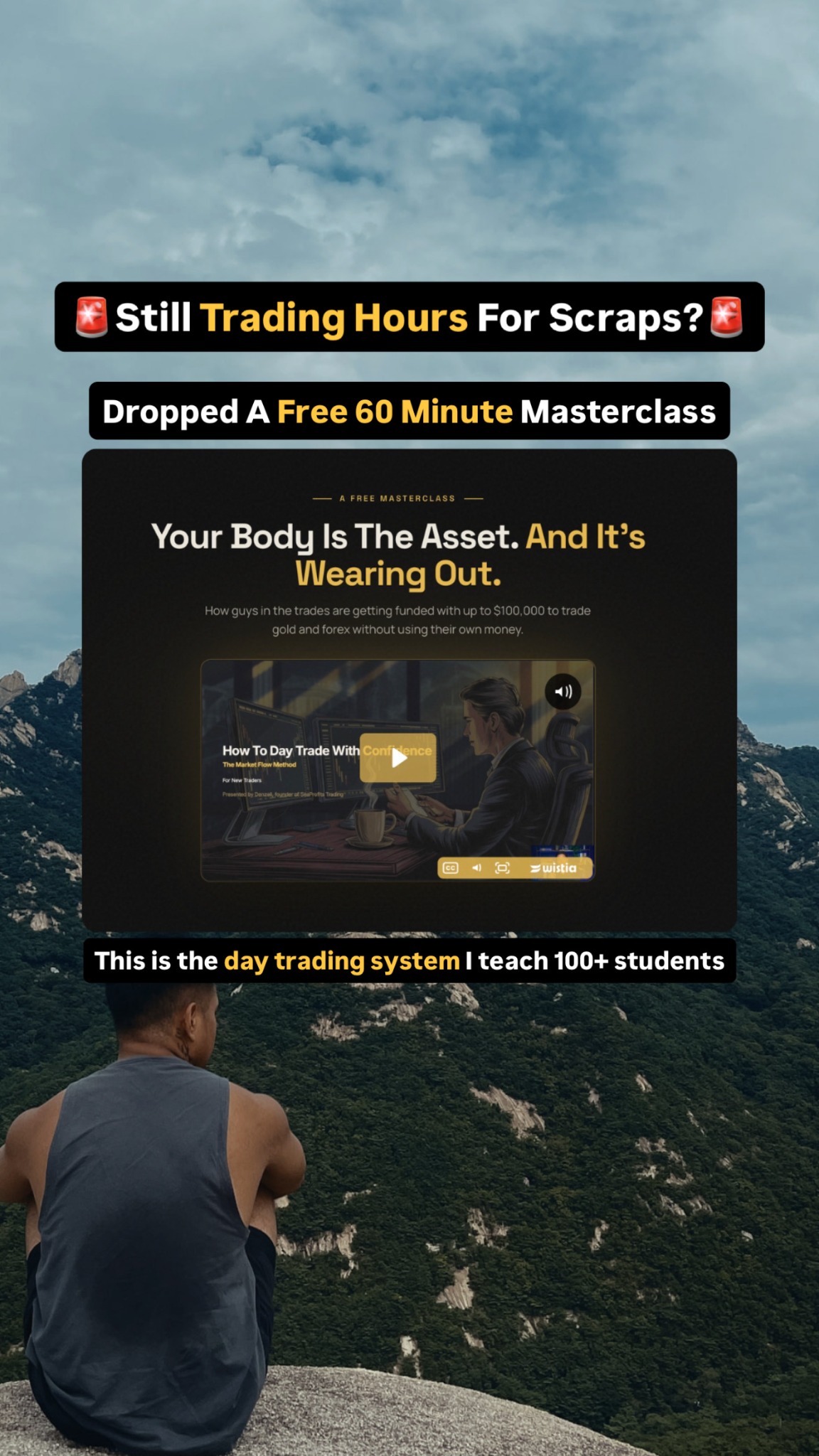 DenzellTrades Facebook ad