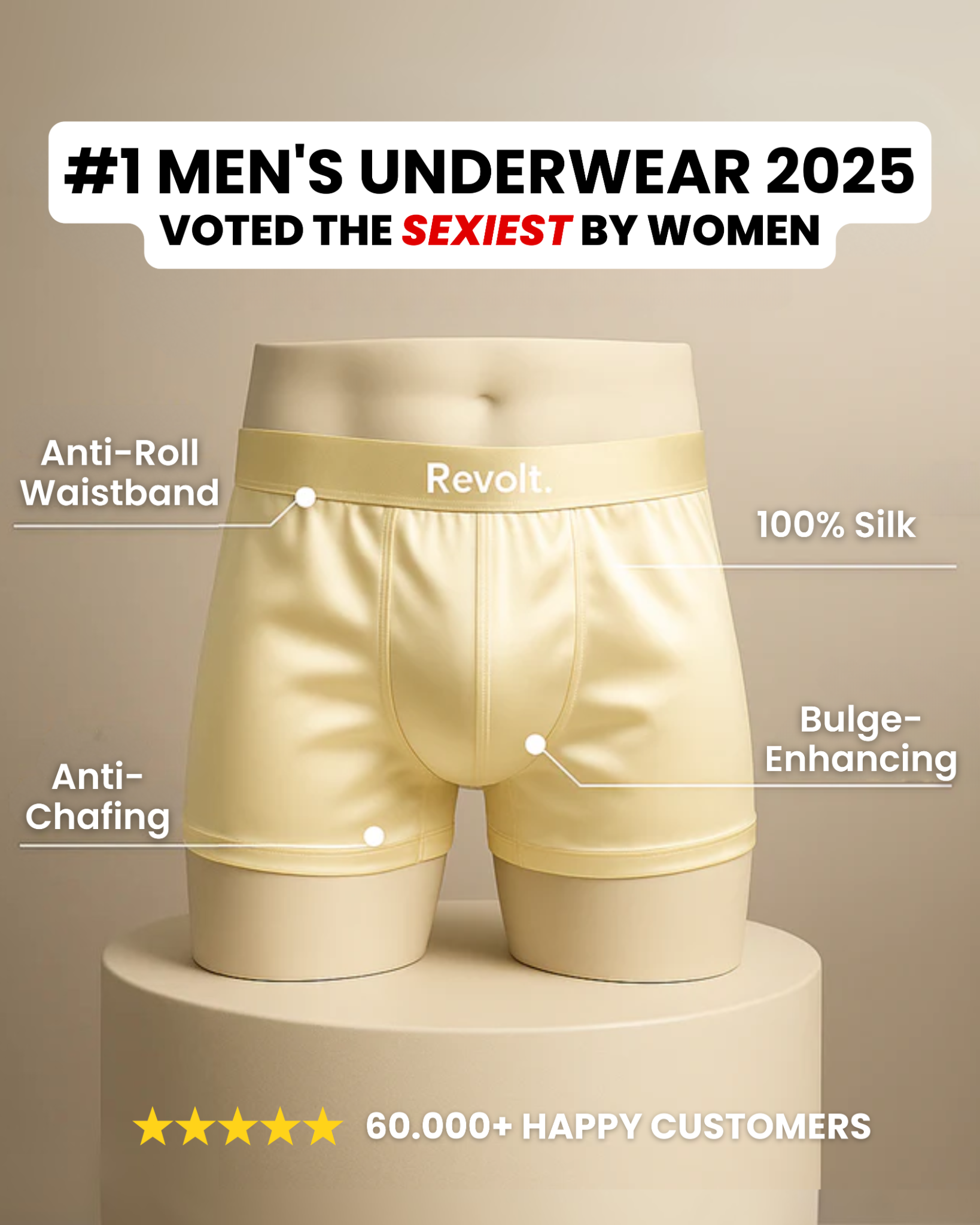 Revolt Underwear Facebook ad