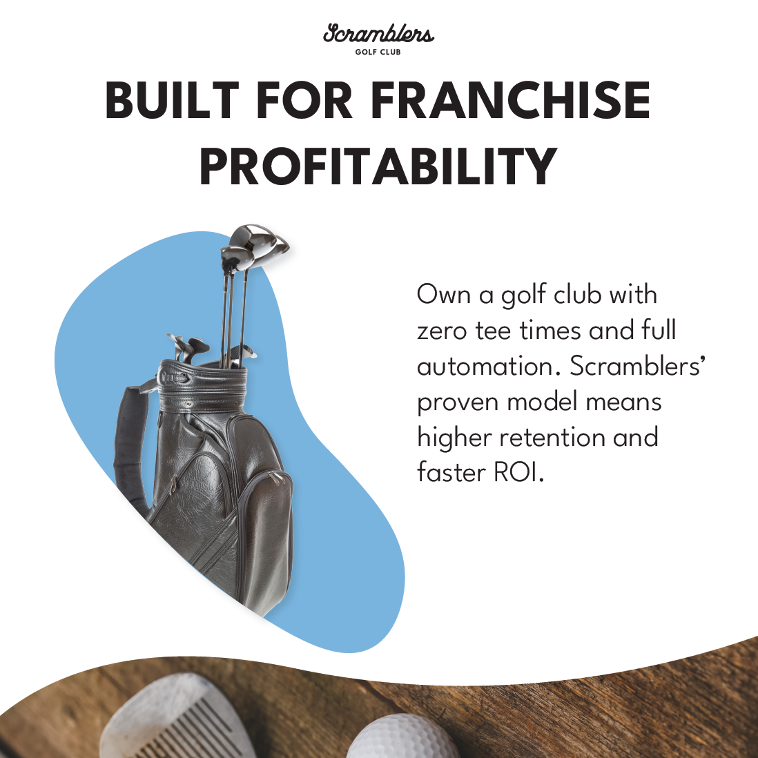 Scramblers Golf Club Facebook ad