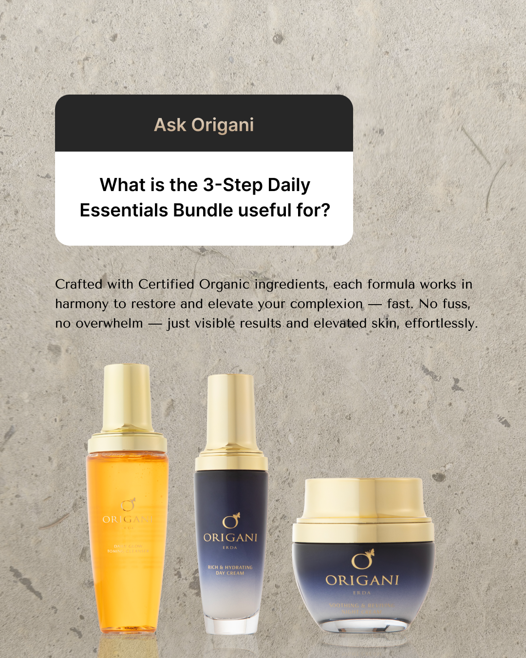 Origani Australia Facebook ad