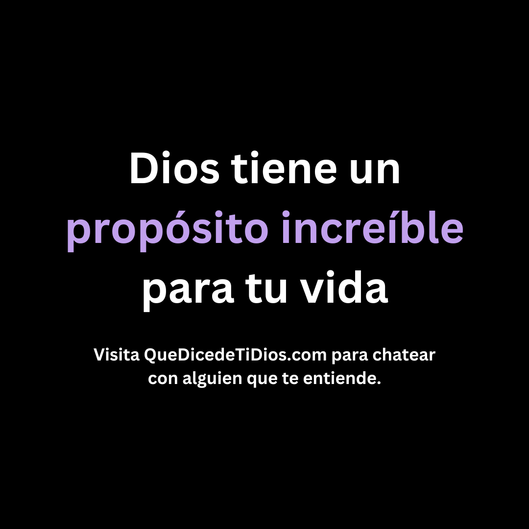Qué Dice de Ti Dios Facebook ad: Chatea ahora con alguien que te entienda