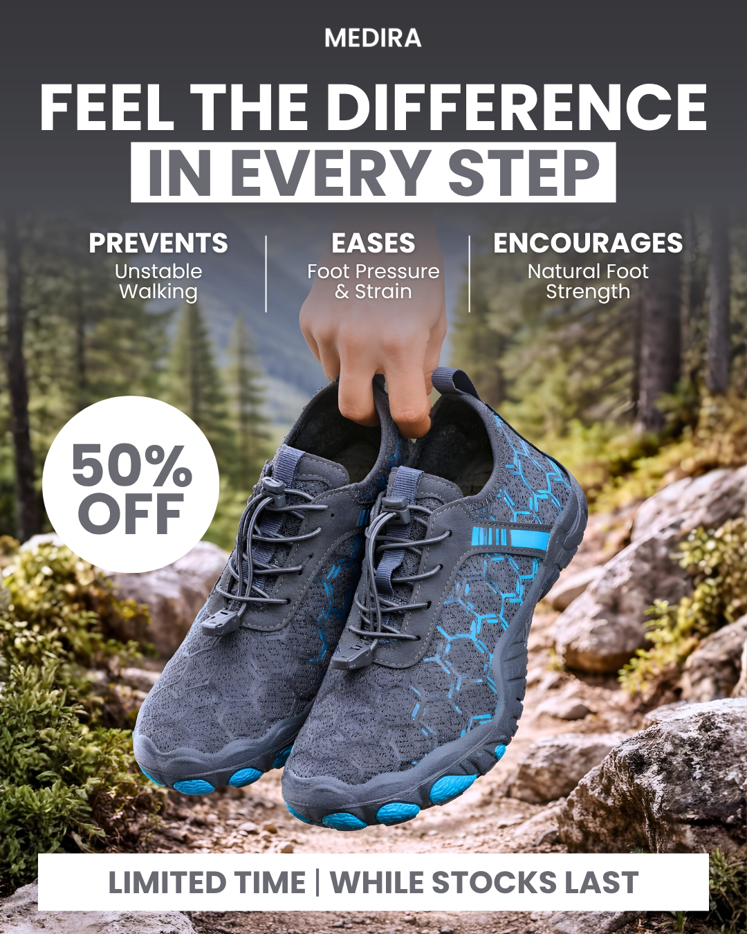 Medira Facebook ad: Best Walking Shoe 2026!